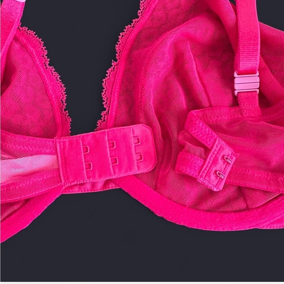 NWT! Victoria’s Secret Sexy Tee Lacie Unlined Demi Bra Pink Cheetah Size 38C - Picture 5 of 8